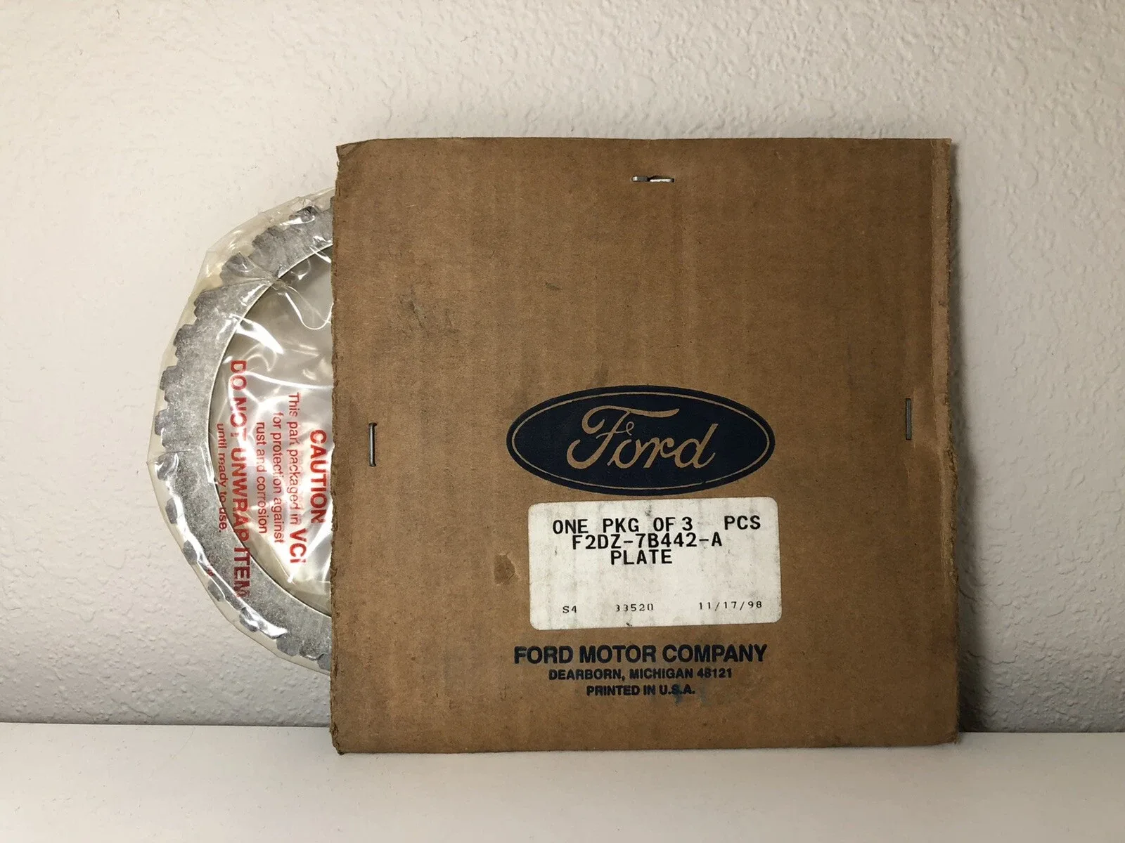 Ford AXODE/AX4S/AX4N Forward Steel Clutch Plate F2DZ-7B442-A (3 pcs)