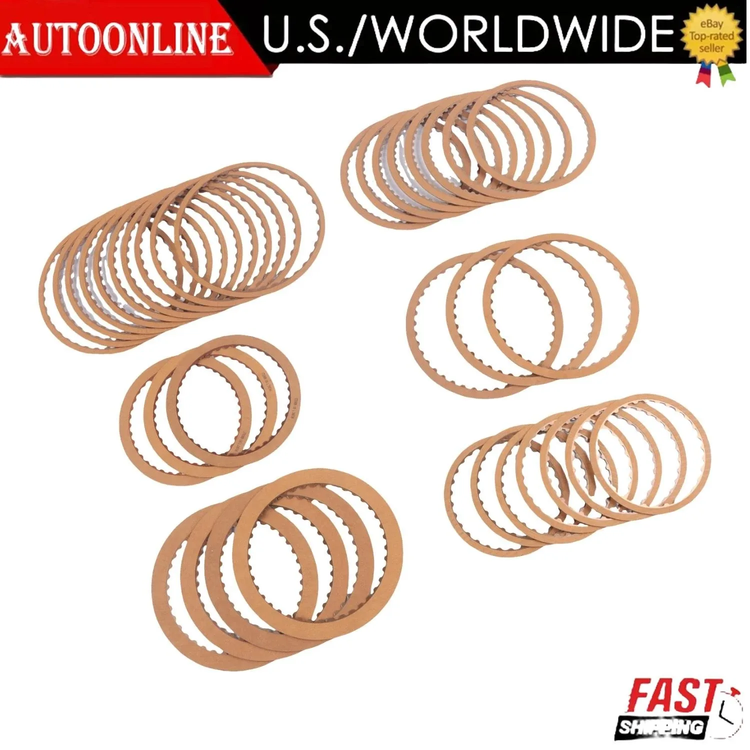 For TOYOTA 2003-UP A750E A750F Auto Transmission Clutch Plates Friction Kit Set