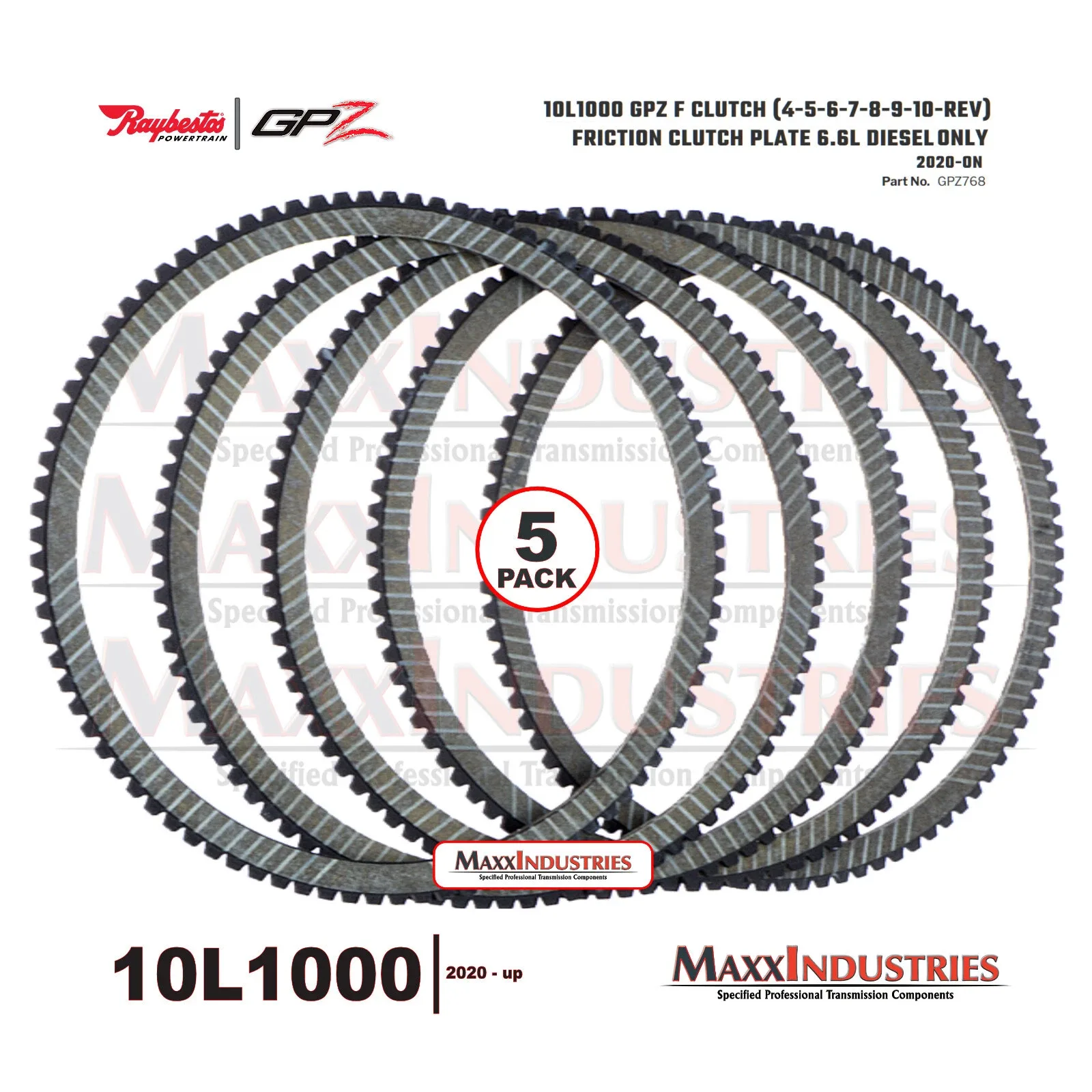 2020-up 10L1000 Friction Clutch Kit Raybestos GPZ768 image 2