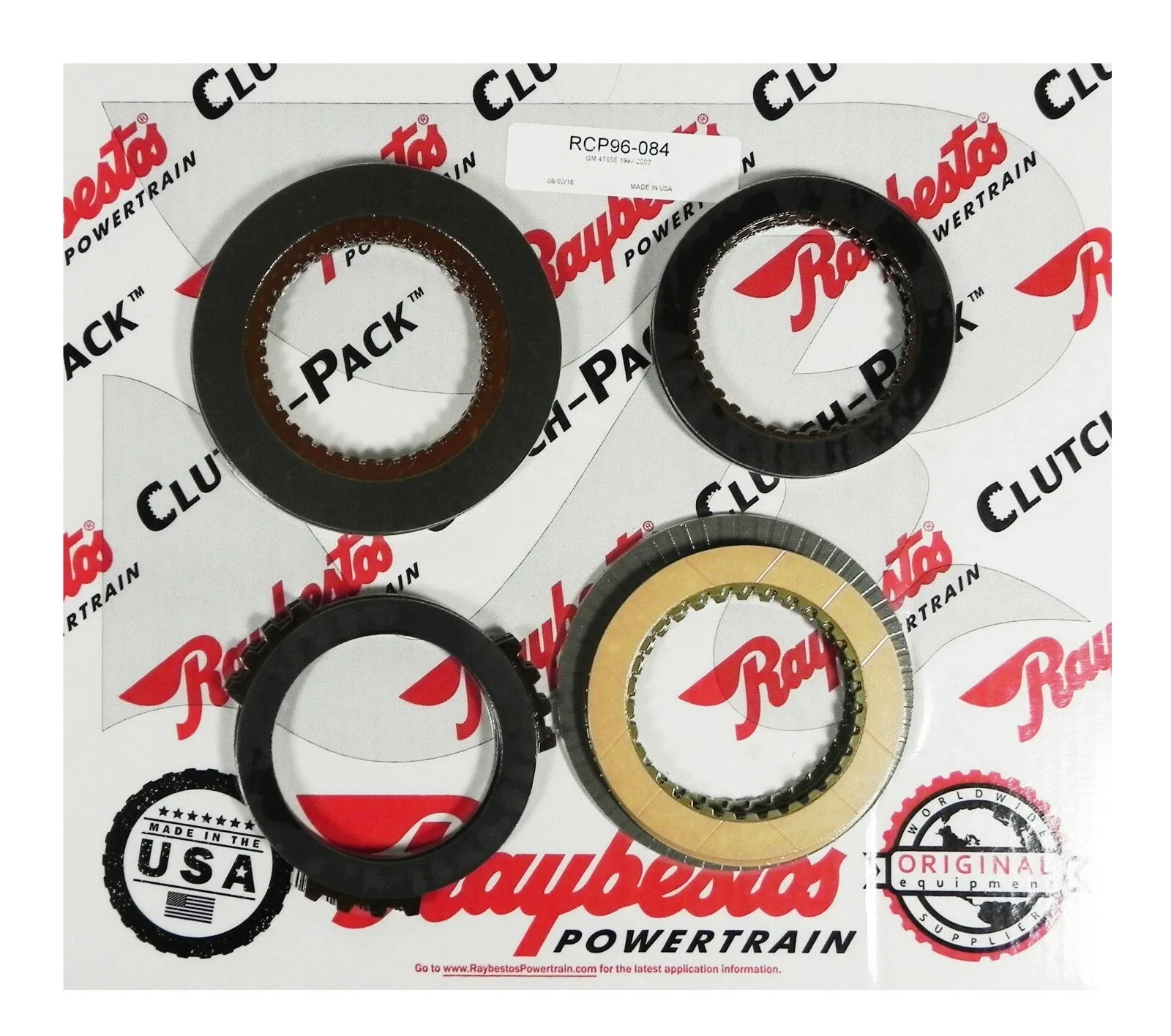 1997-2002 Raybestos RCP-084 4T65E Friction Module Clutch Plate Set