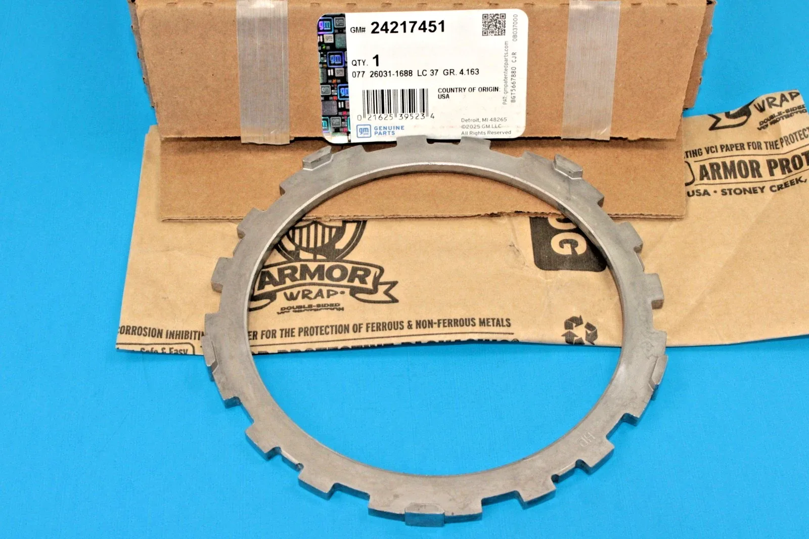 GM 4L60E / 4L65E 3-4 Clutch Apply Plate 24217451 - 5 Tangs, .214"