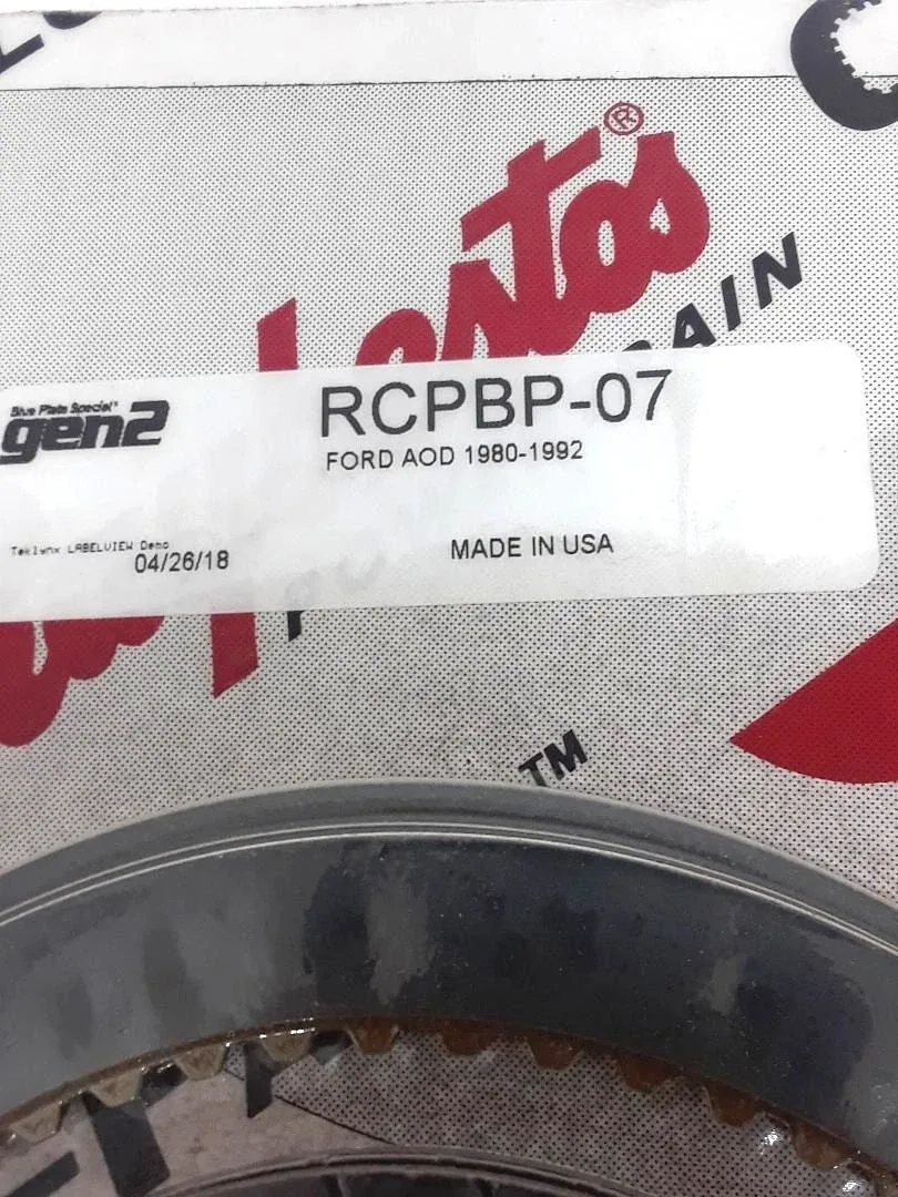 1980-1991 AOD Clutch Kit rcpbp-07 image 2