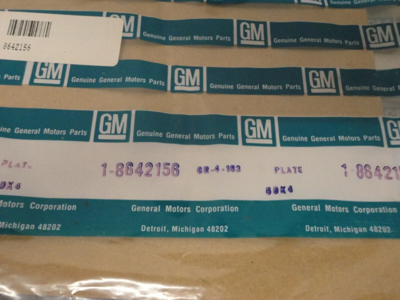 1985-1986 Chevrolet Turbo 350 Clutch Plate MPN 8642156 image 3