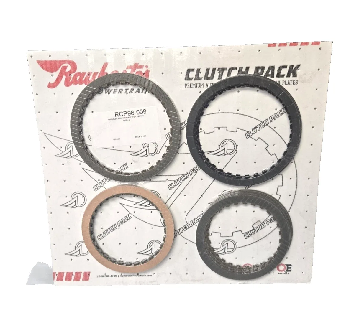 Raybestos Clutch Pack for Dodge A604/606/42RLE Transmissions RCP96-009 image 2