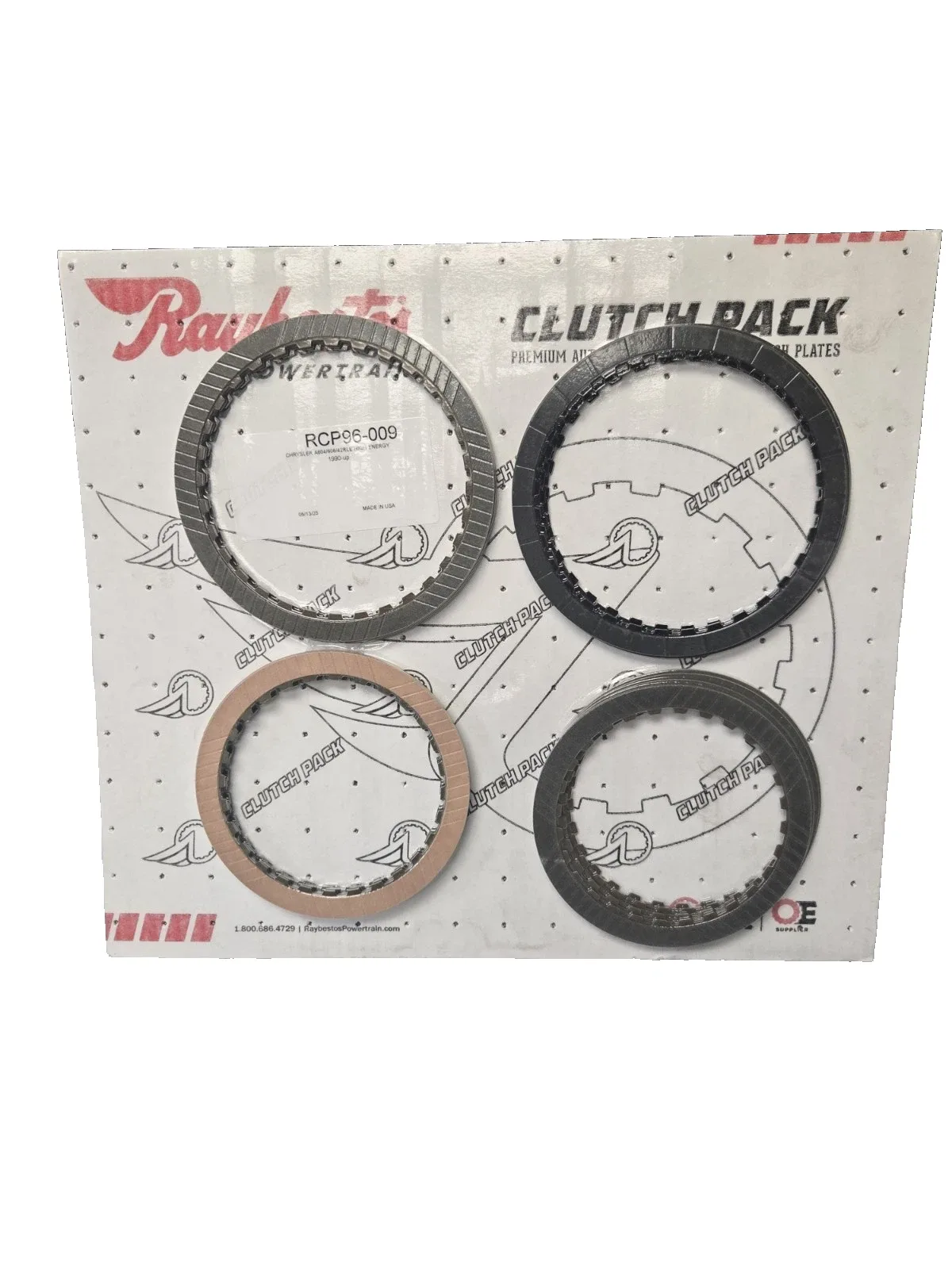 Raybestos Clutch Pack for Dodge A604/606/42RLE Transmissions RCP96-009 image 3