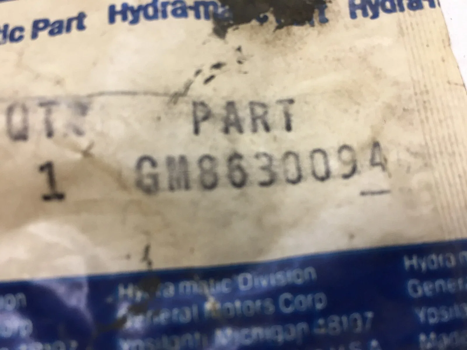 1982-1987 GM Transmission Pressure Regulator Valve 8630094 image 2