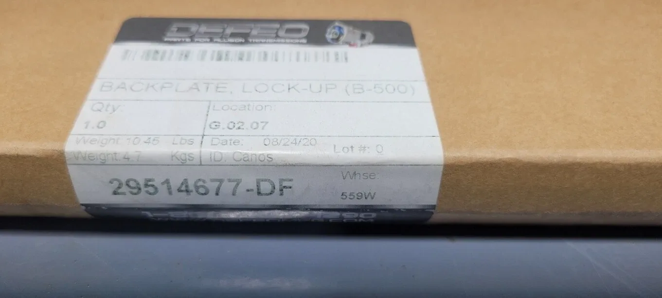 Allison HD/B-500 Lock-Up Clutch Backing Plate 2914677-DF image 2