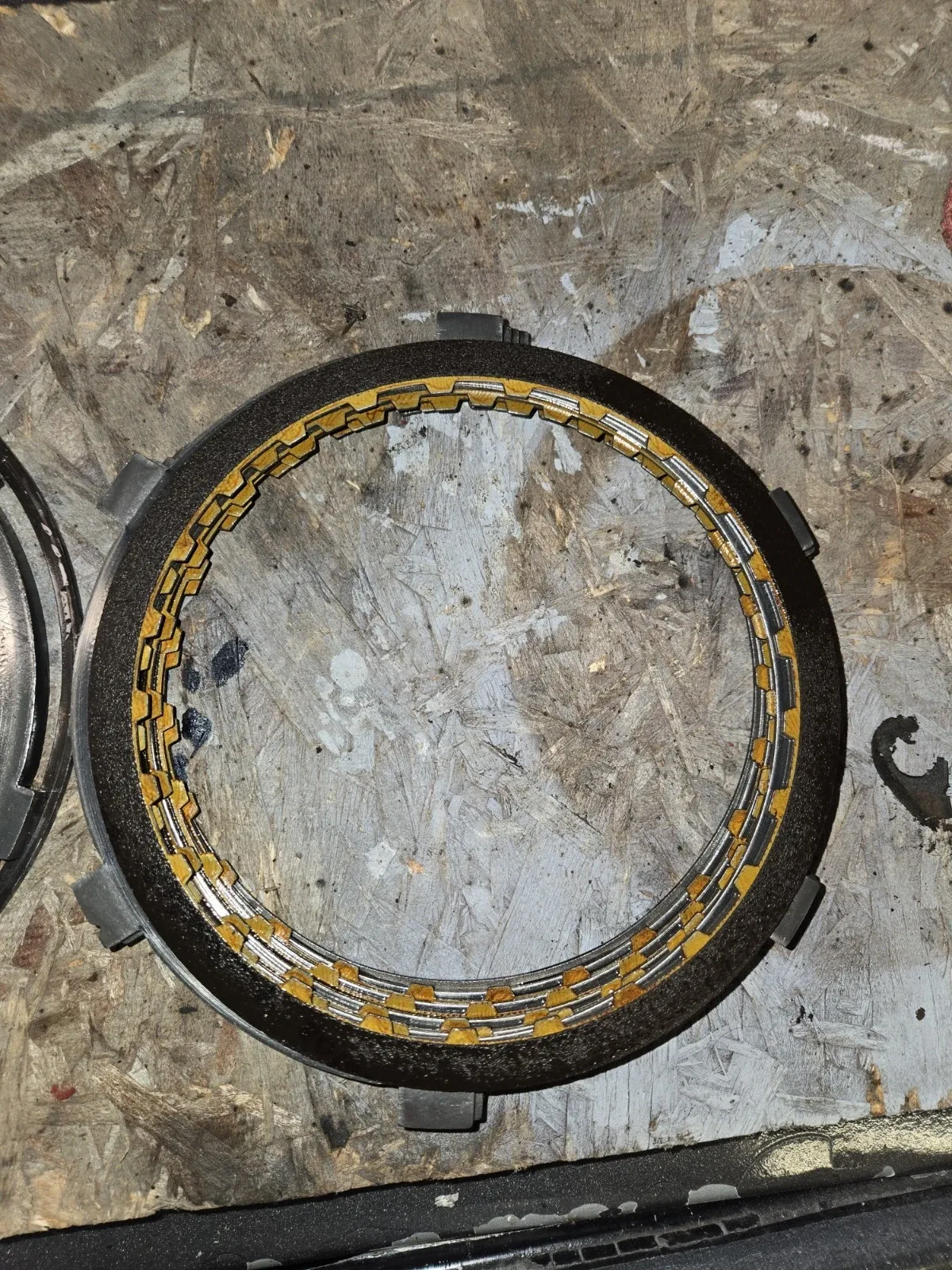 GM Powerglide Reverse Clutch Pressure Plate Snap Set OEM image 3