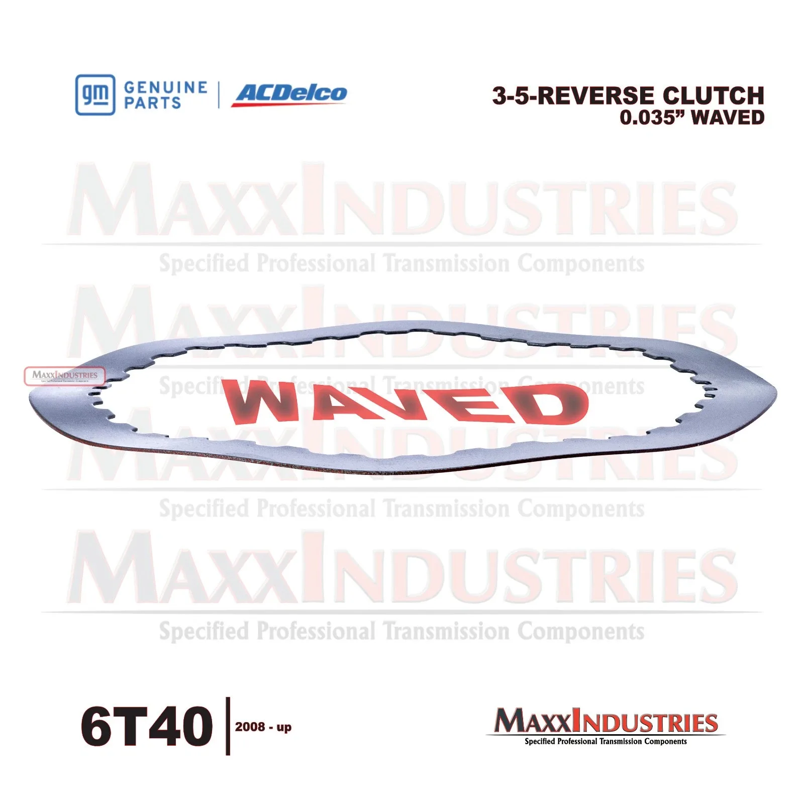 2008-up GM 6T40/6T45 3-5-Reverse Clutch Cushion Plate D46127A image 4