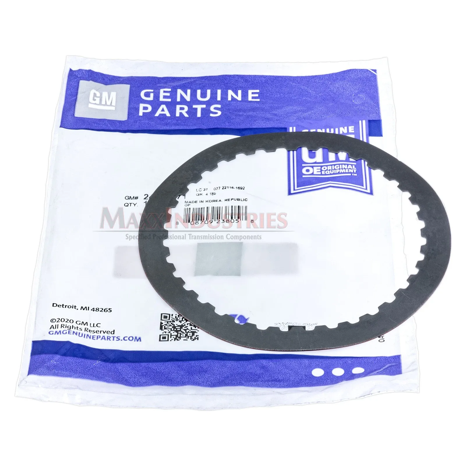 2008-up GM 6T40/6T45 3-5-Reverse Clutch Cushion Plate D46127A