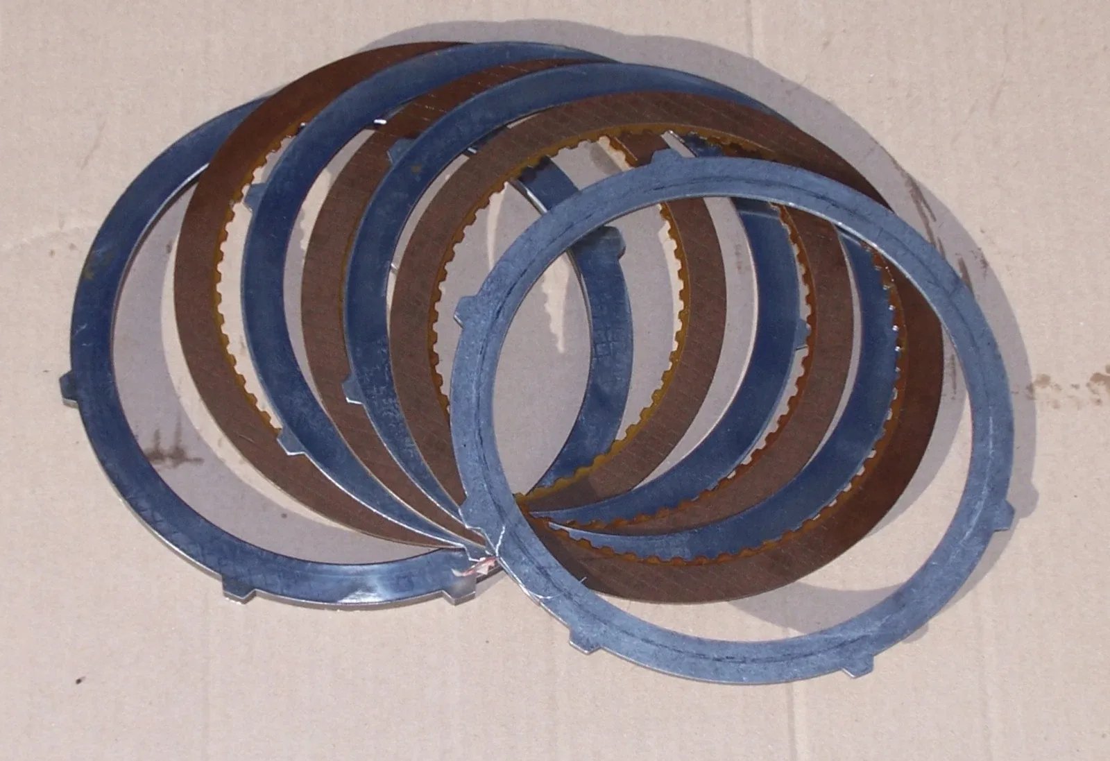 1989-1996 Ford F150 F250 F350 E4OD Overdrive Clutch Pressure Plate & Steel Plates OEM image 2