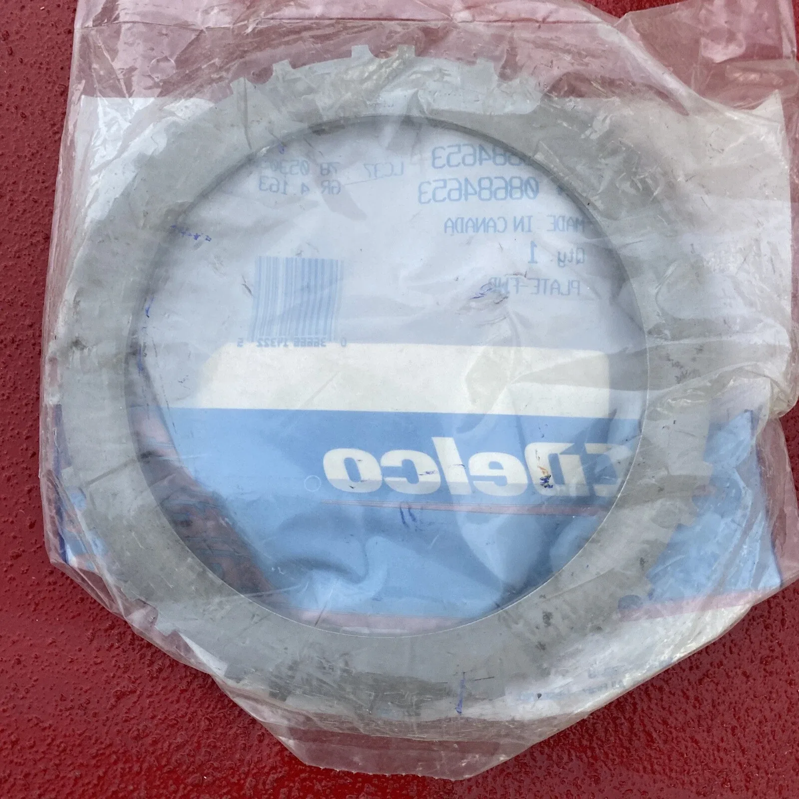 ACDelco Clutch Plate 08684653 - Transmission Steel Fed & Coast image 2