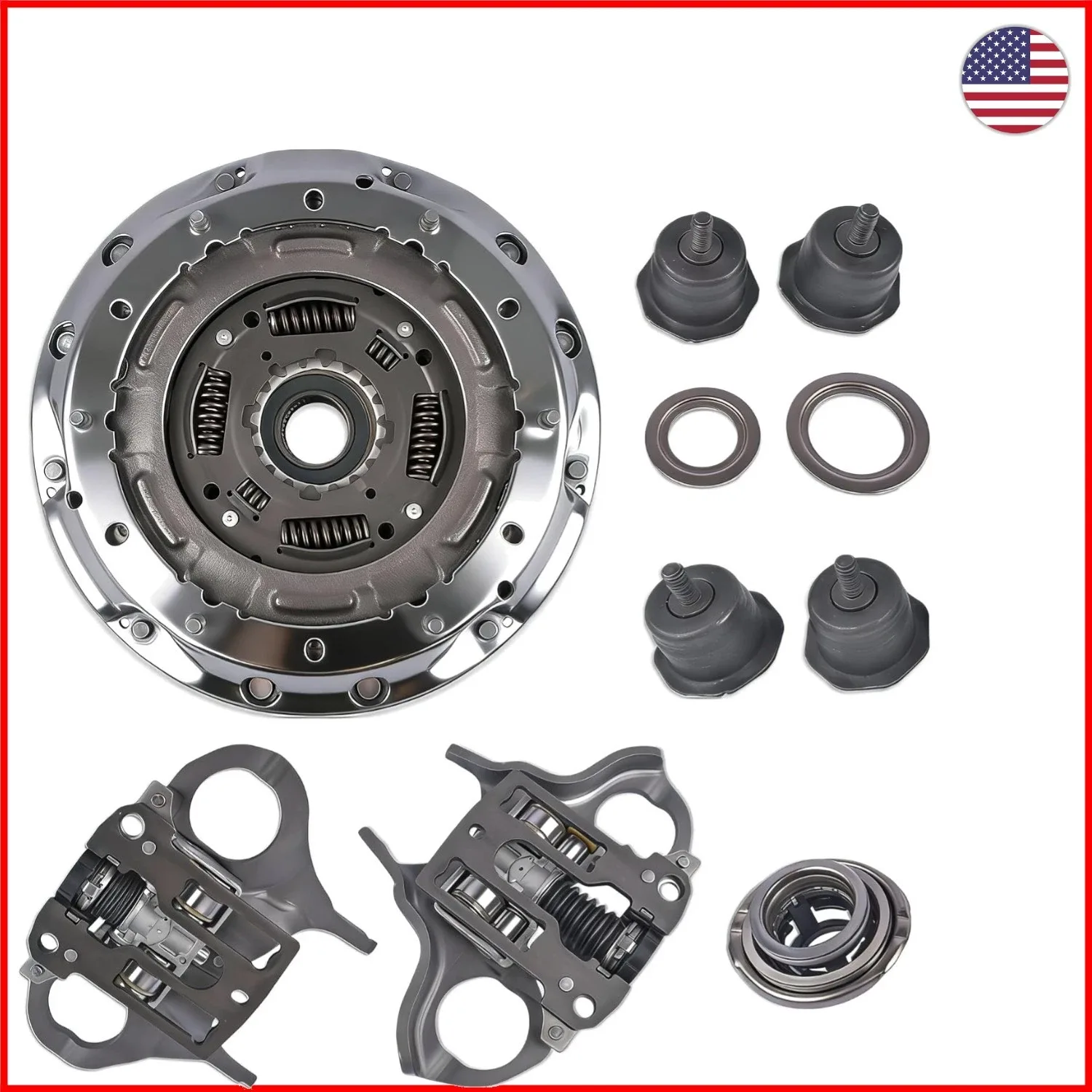 6DCT250 Dual Clutch Fork Kit (Clutch and Fork Set) - Unbranded, MPN: Auto Transmission Parts