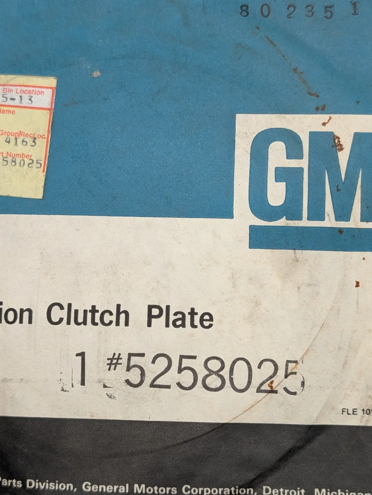 Genuine GM Clutch Friction Plate 5258025 — Chevrolet / GMC image 3