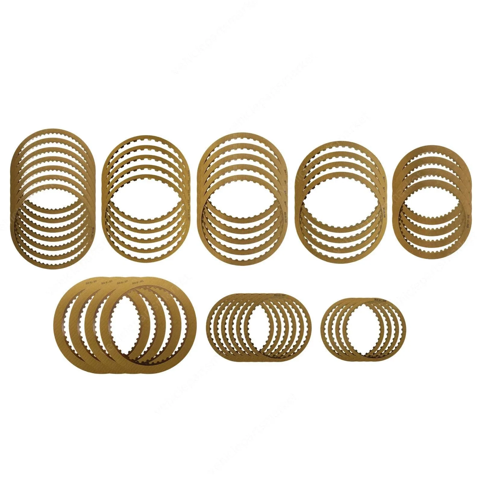 2007-2011 Toyota Tundra / 2008-2011 Toyota Sequoia AB60E AB60F Clutch Friction Kit B188880B image 3