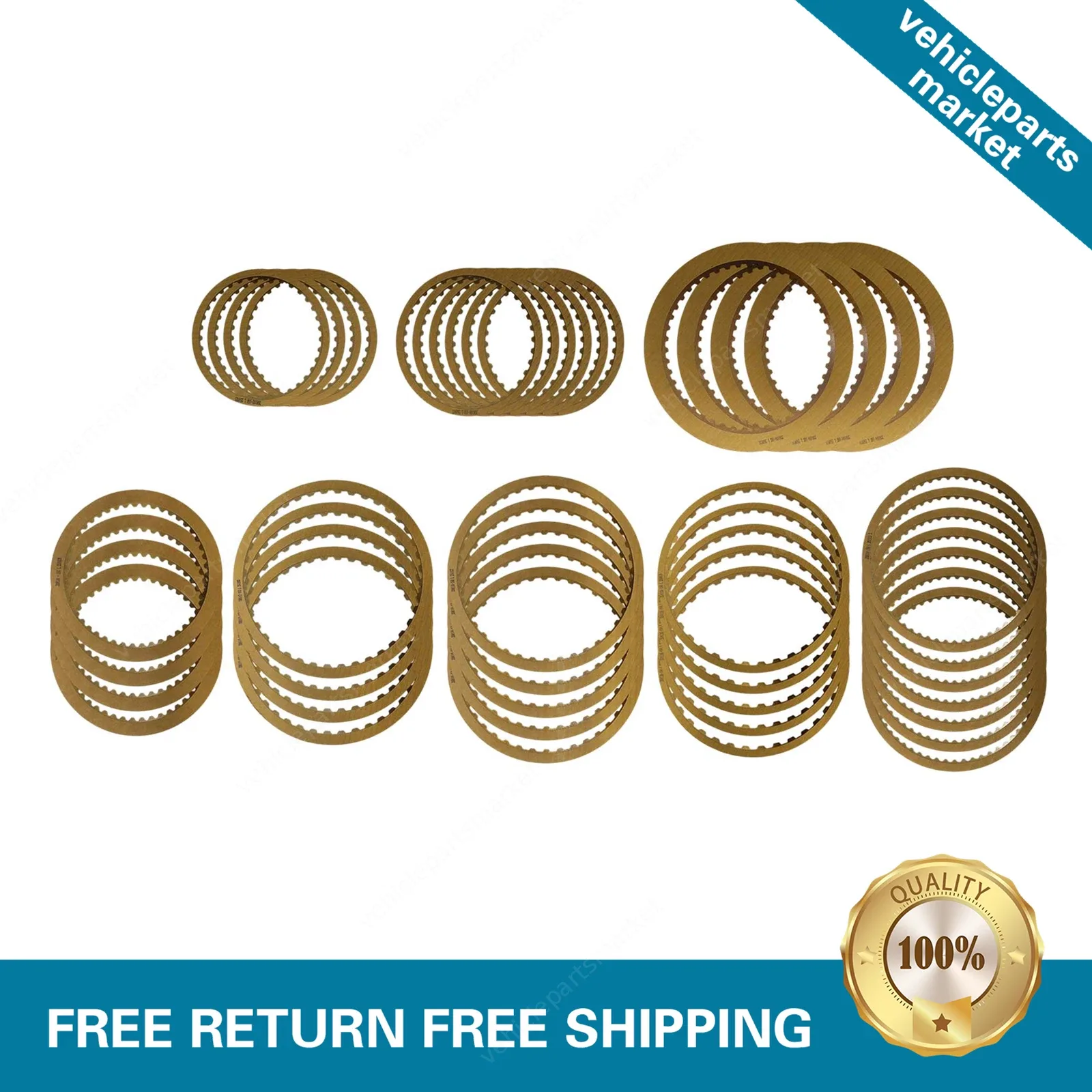 2007-2011 Toyota Tundra / 2008-2011 Toyota Sequoia AB60E AB60F Clutch Friction Kit B188880B