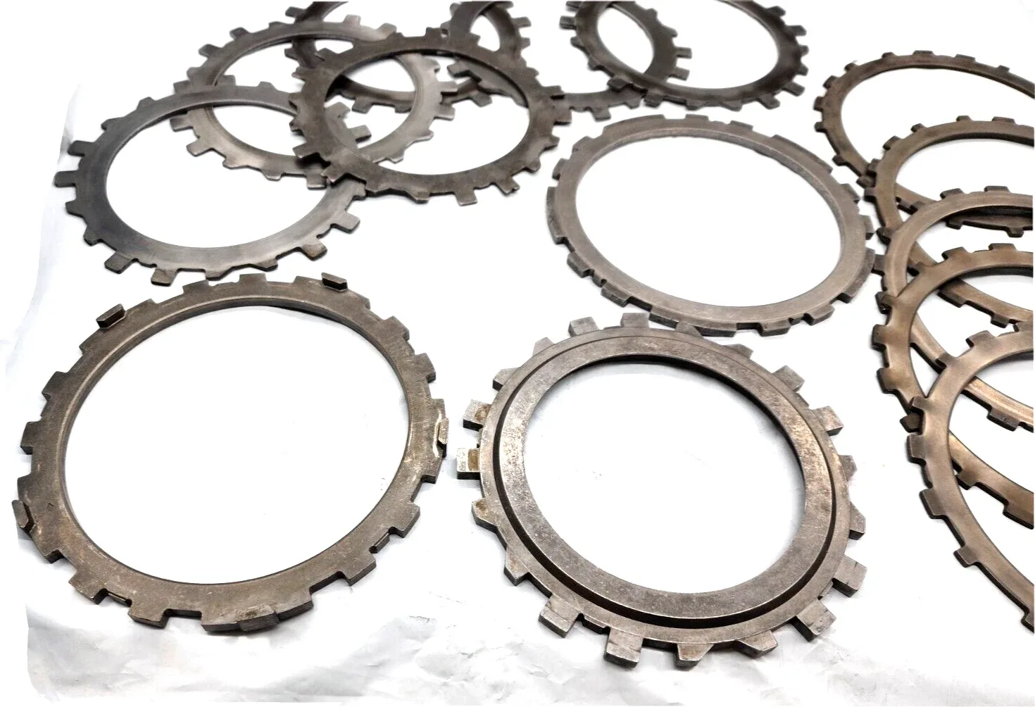 .For 700R4, 4L60 4L65 Steel Clutches 3-4 & Forward kit w/Pressure Plates (Tangs) image 2