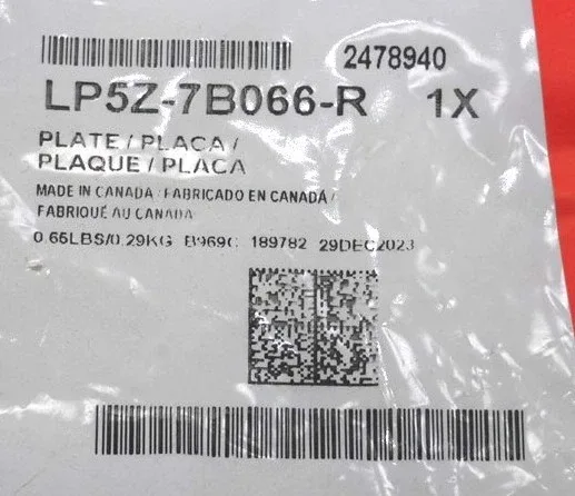 NEW OEM Ford Auto Trans Clutch Pressure Plate LP5Z-7B066-R Ford Bronco 2.7 21-24 image 3