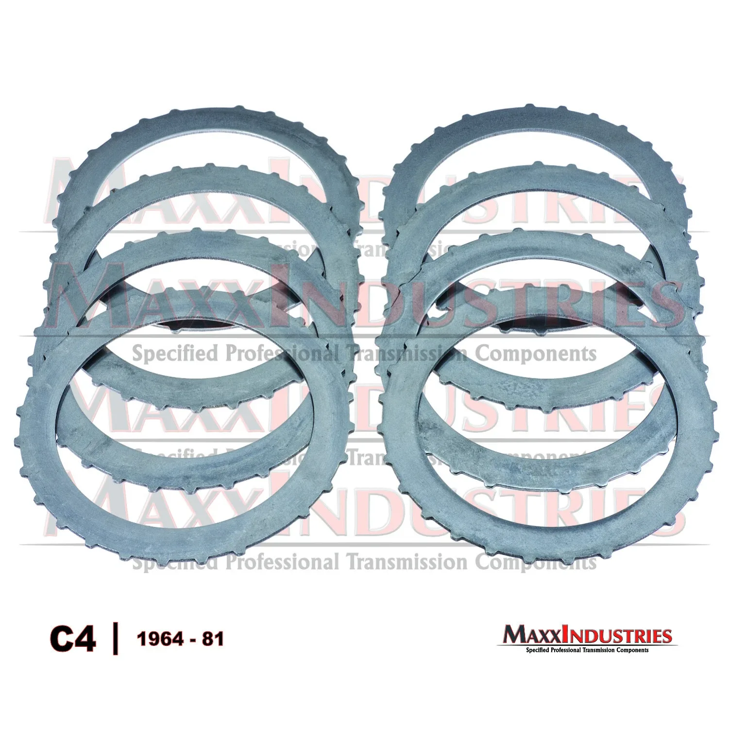 C4 C5 Transmission Steel Clutch Kit Forward and Direct fits Ford Mercury 64-86 image 2