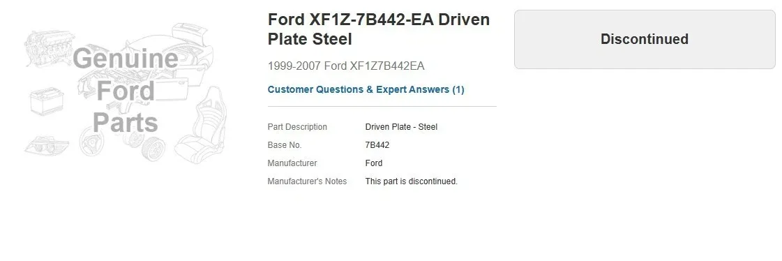 1999-2007 Ford Forward Clutch Friction Plate Set XF1Z-7B442-EA image 4