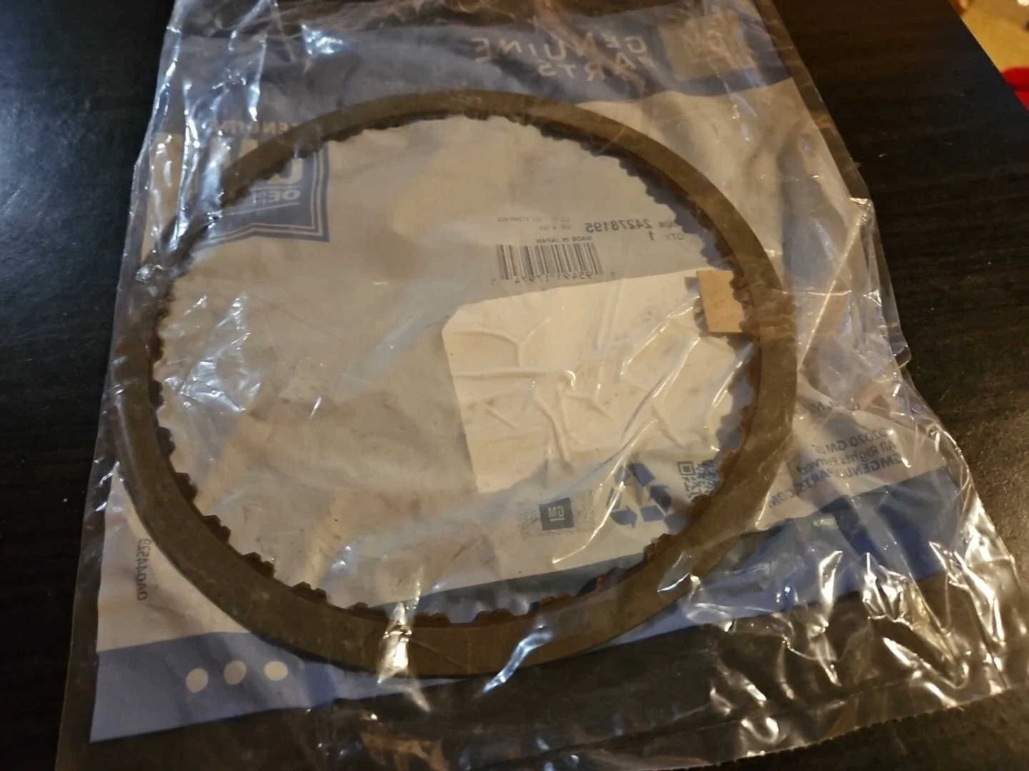 2017-2023 Buick Cadillac Chevrolet GMC Automatic Transmission 2-9 Clutch Plate 24278195 image 3