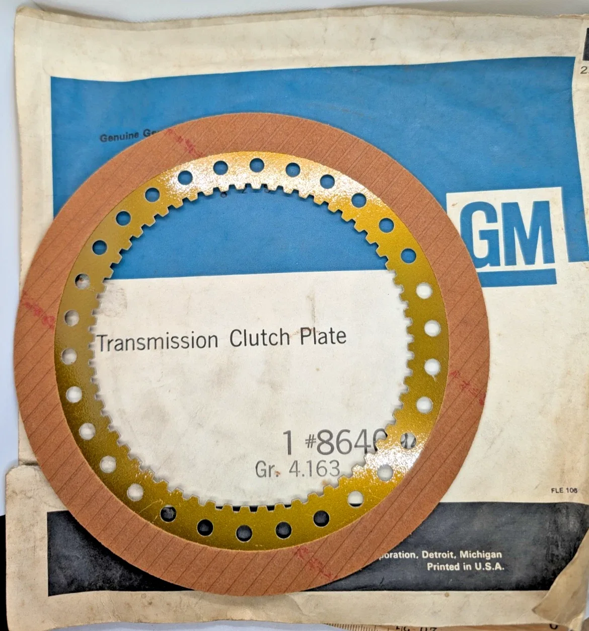 GM 8640943 Intermediate Clutch Plate for TH250 & TH350