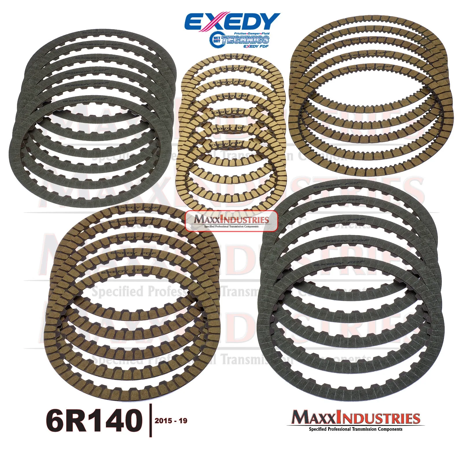 2015-up 6R140 Friction Clutch Kit (EXEDY EFK432) image 2