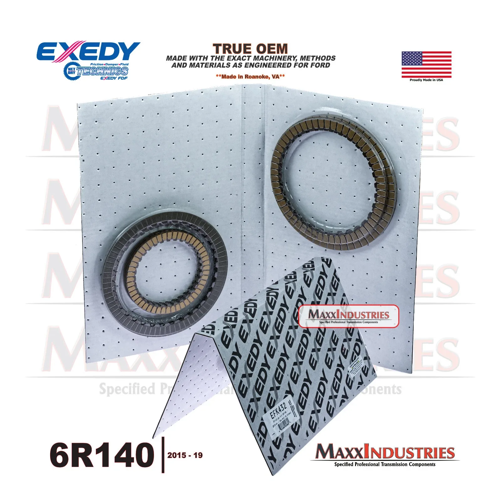 2015-up 6R140 Friction Clutch Kit (EXEDY EFK432) image 4