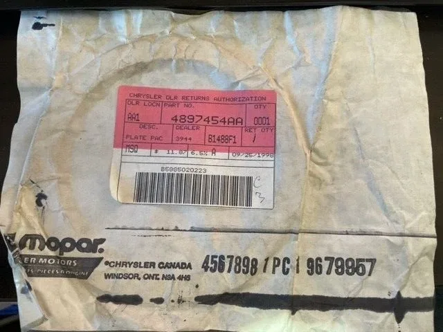 Mopar Transmission Clutch Friction Plate Kit 4567898 image 2