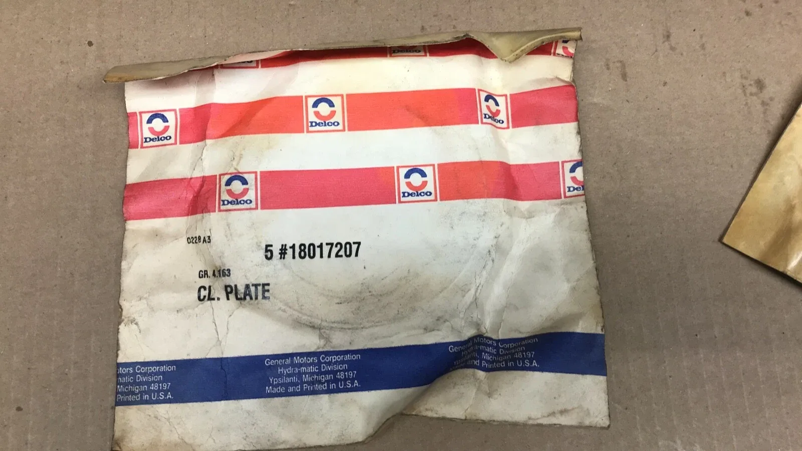 GM 18017207 4T65E 3rd Clutch Plate Pack (5) NOS