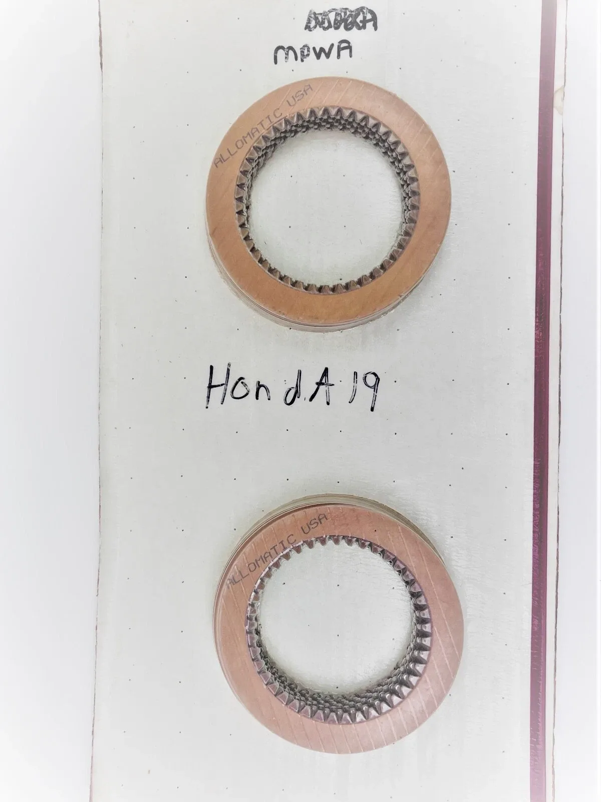 1992-1994 Allomatic Clutch Friction Plate Set FRMHONDA19