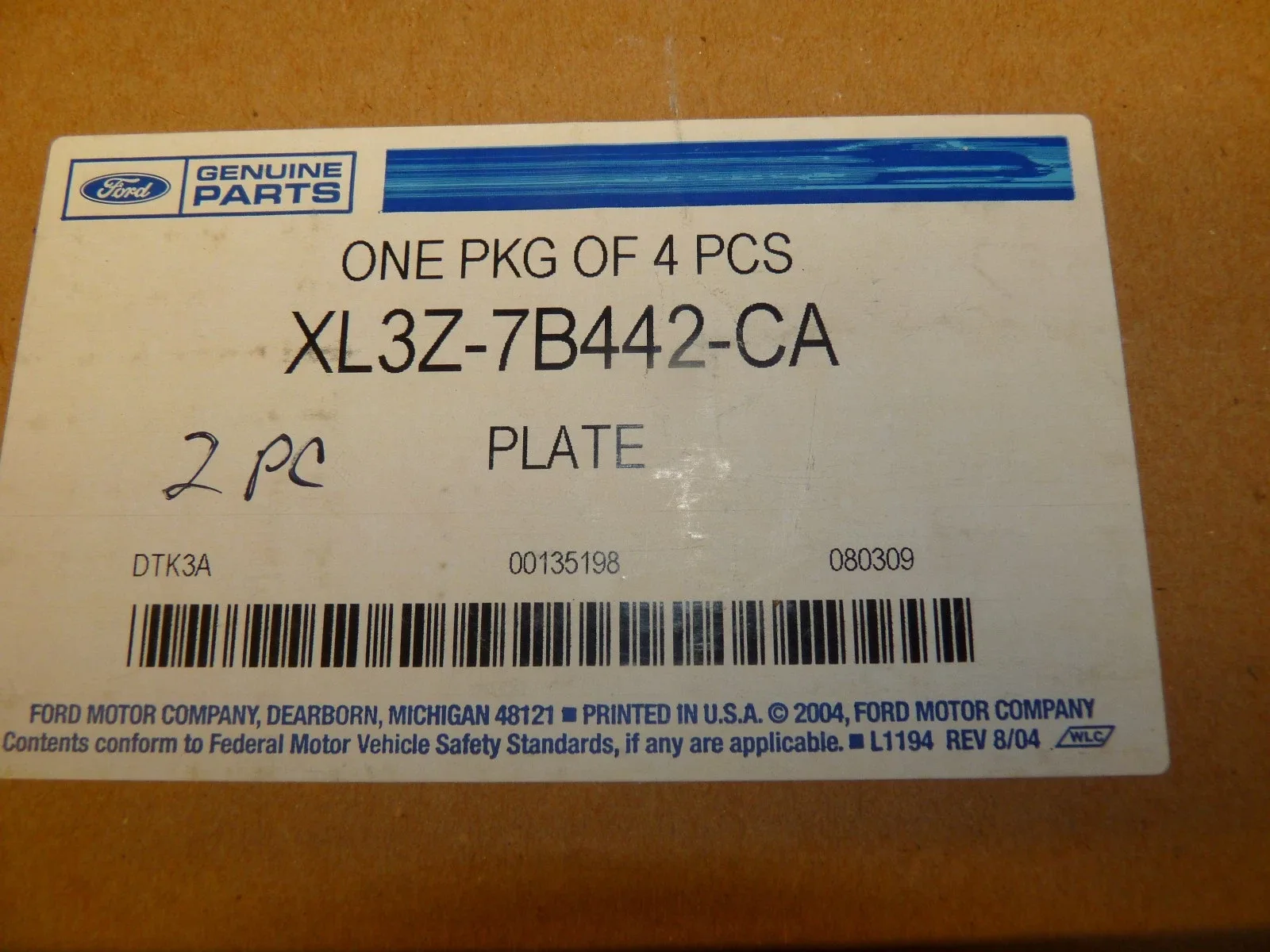 Ford Transmission Clutch Plates Variety Pack - F3RZ7B442E F2TZ7B442A XL3Z7B442CA XL3Z7B442BA image 2