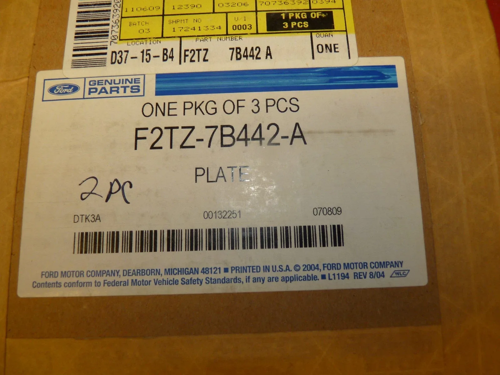 Ford Transmission Clutch Plates Variety Pack - F3RZ7B442E F2TZ7B442A XL3Z7B442CA XL3Z7B442BA image 4