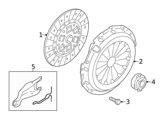2014-2020 Mazda 3/6/CX-3/CX-30/CX-5 Transmission Clutch Friction Plate FZ21-19-580A image 3