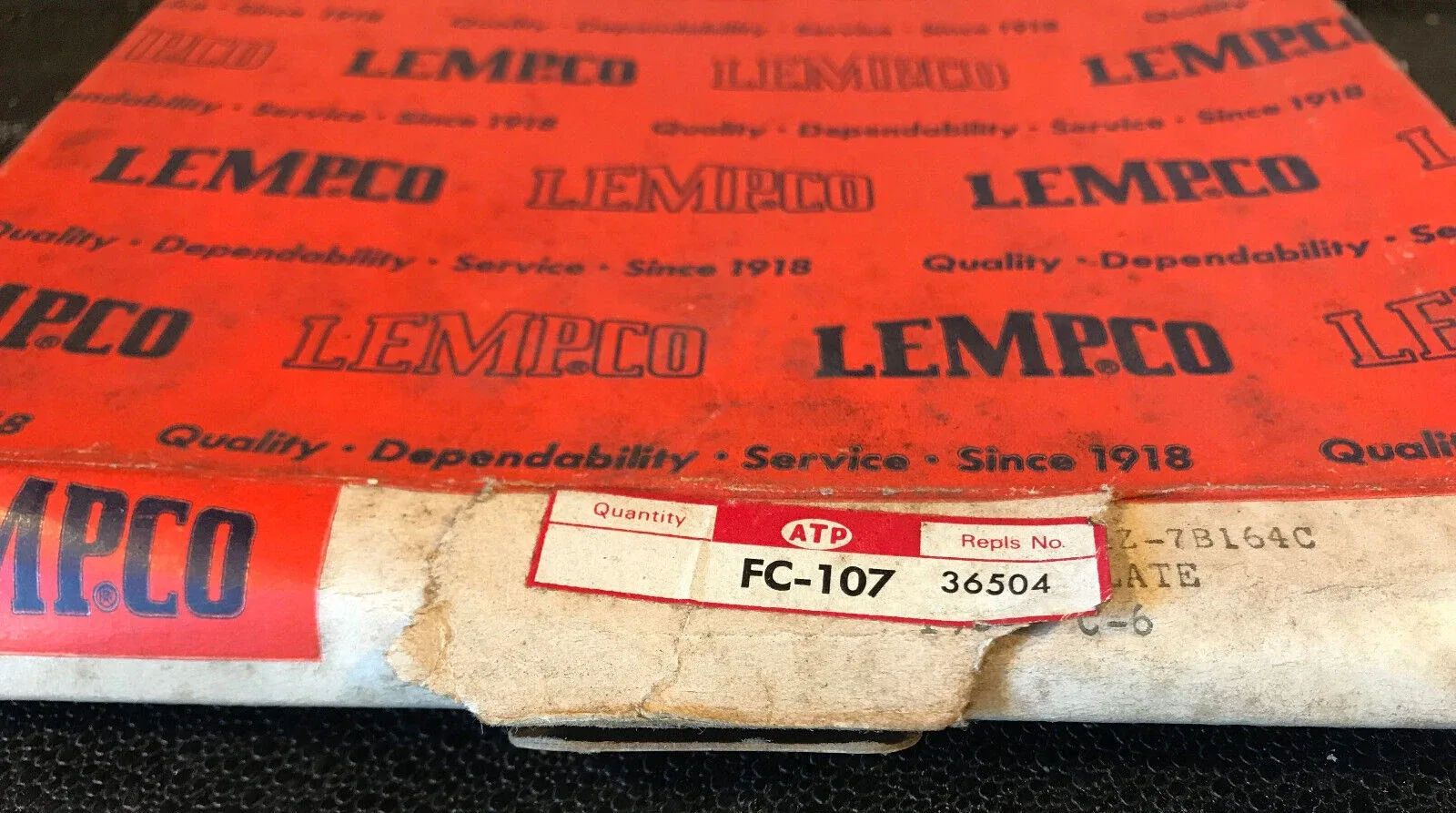 Lempco Clutch Plate Set (6) FC-107 / 36504 - Fits Ford C6 Transmission 1976-1996 image 2
