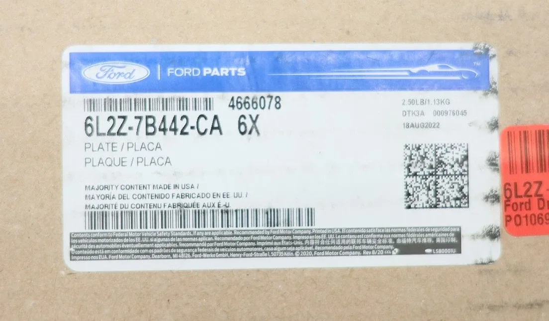 2006-2020 Ford Automatic Transmission Clutch Friction Plate Set MPN 6L2Z-7B442-CA image 2