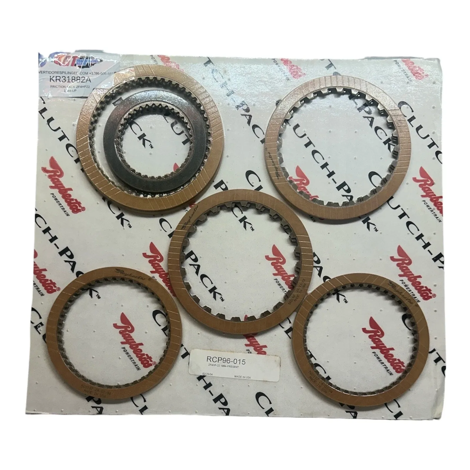 ZF4HP22 Friction Clutch Pack Module RCP96-015 - Raybestos