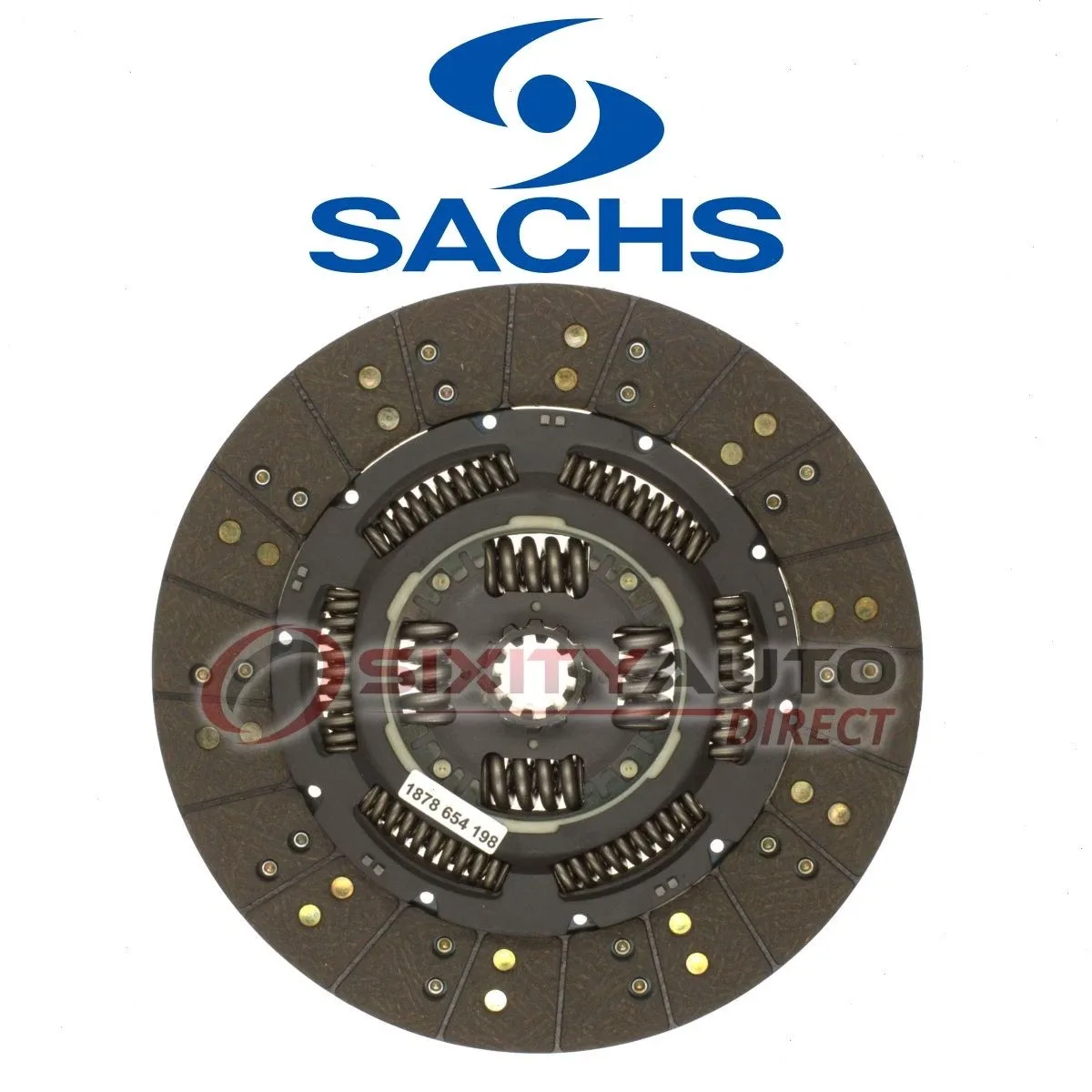 1988-1991 Ford F Super Duty 7.3L V8 Clutch Friction Disc - SACHS SX-RX6P