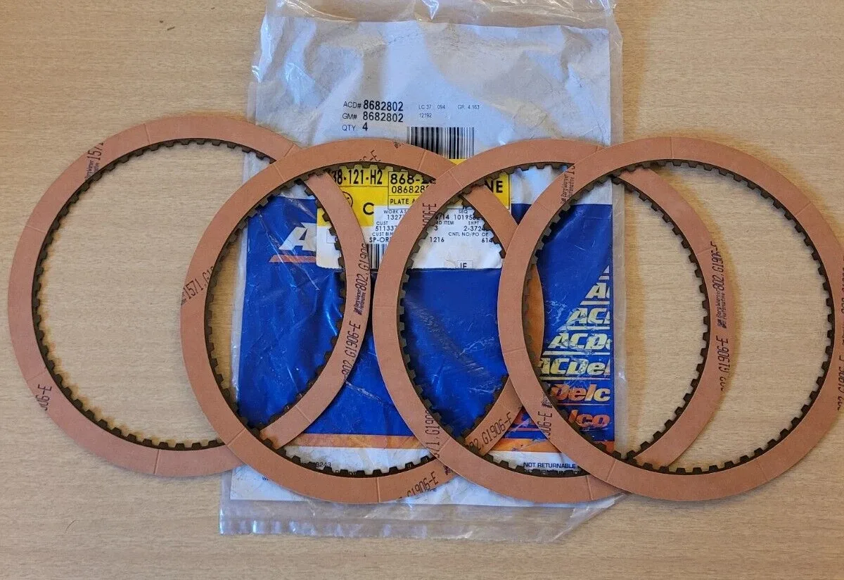 ACDelco / GM Genuine Parts Clutch Plate 8682802 (Set of 4)