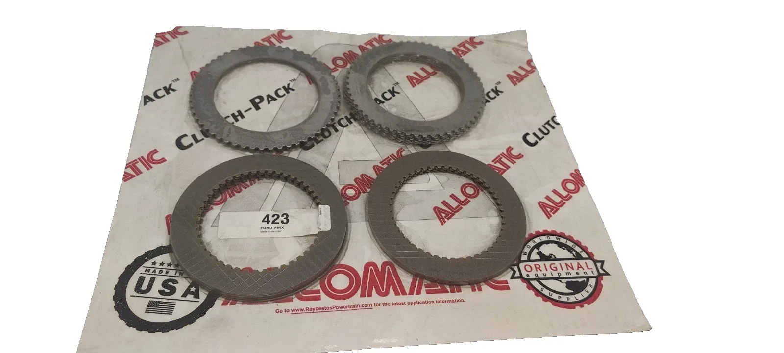 Allomatic Ford FMX Transmission Friction & Steel Clutch Kit image 2