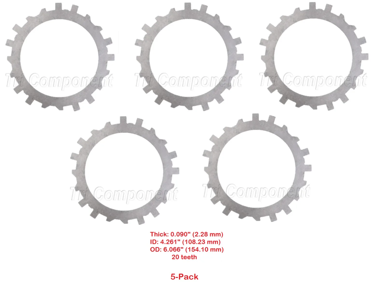 Steel Forward Clutch Plate 0.090" for GM TH700-R4 / 4L60E - 77113AK-5
