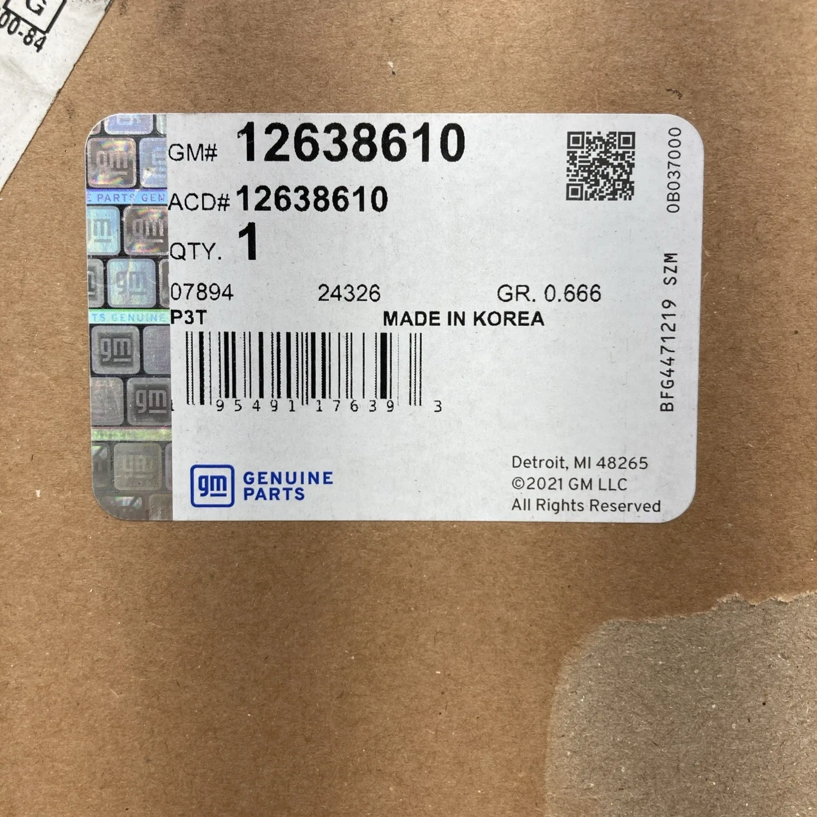GM Flex Plate 12638610 for Automatic Transmission image 3