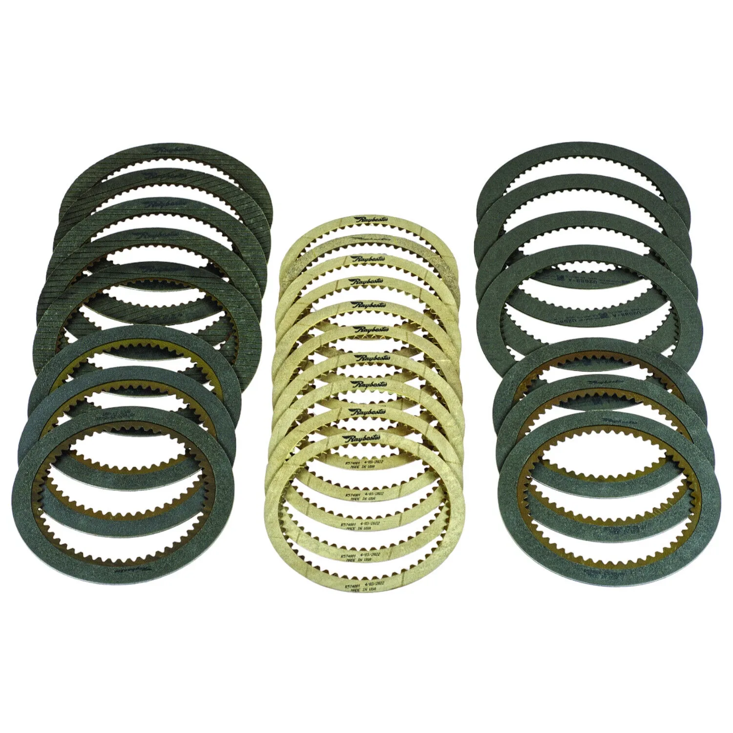 2003+ Ram 48RE Raybestos RCPS96-233 High Energy HD Friction Clutch Set