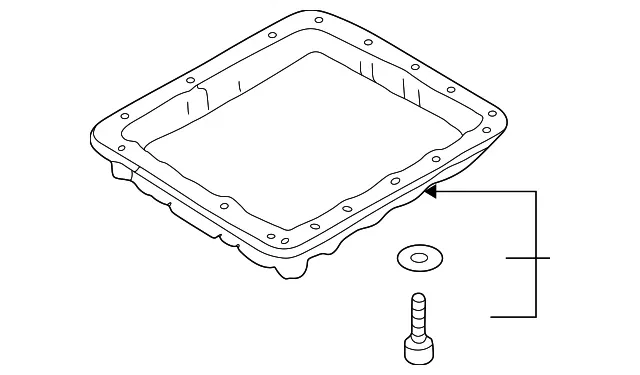 1996-2004 Nissan Transmission Oil Pan 31390-41X07
