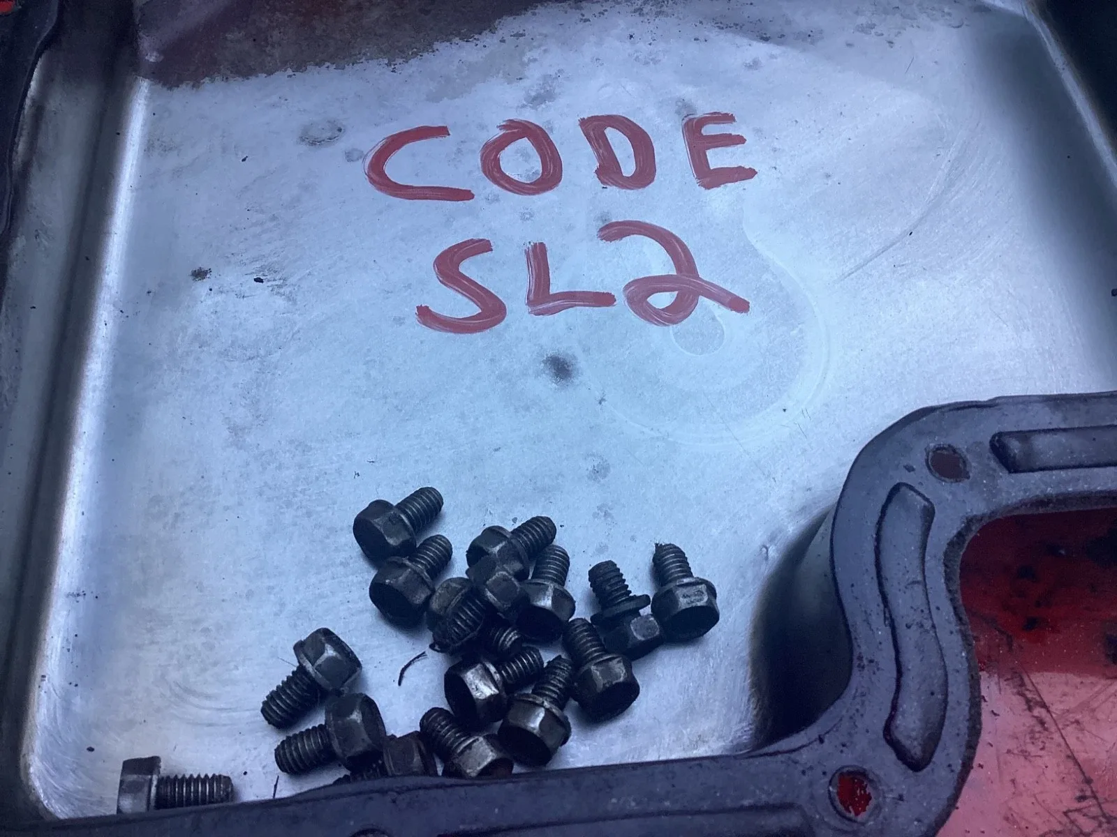 OEM Used Ford C6          Oil Pan & Bolts      Free Shipping image 2