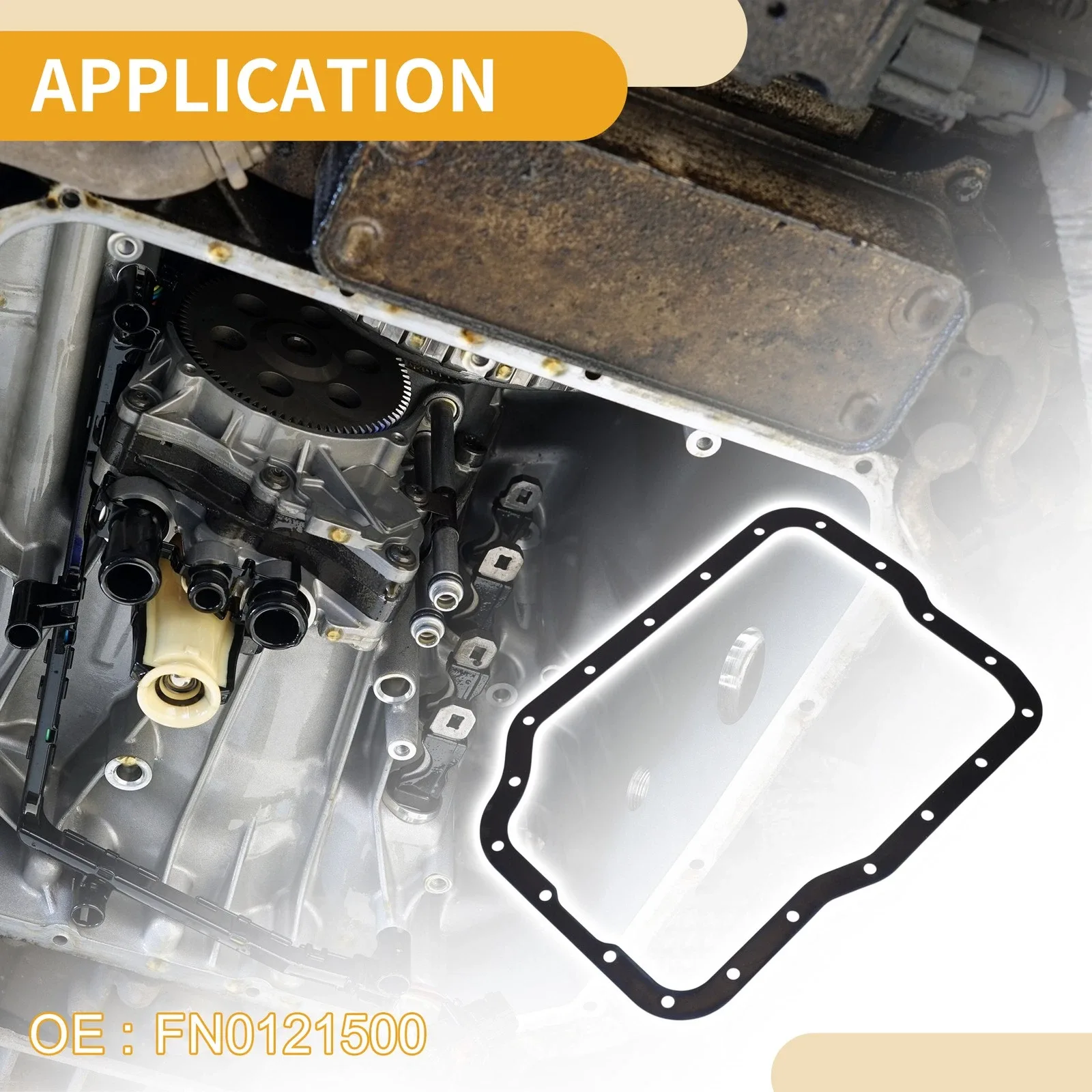 No.FN0121500 Car Oil Pan Gasket for Mazda 3 2004-2012 1 Pcs image 3