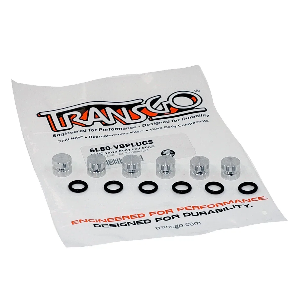 TransGo 6L8-VBPLUGS Valve Body End Plug Kit for 6L80/6L45/6L50/6L90 (2006-up)