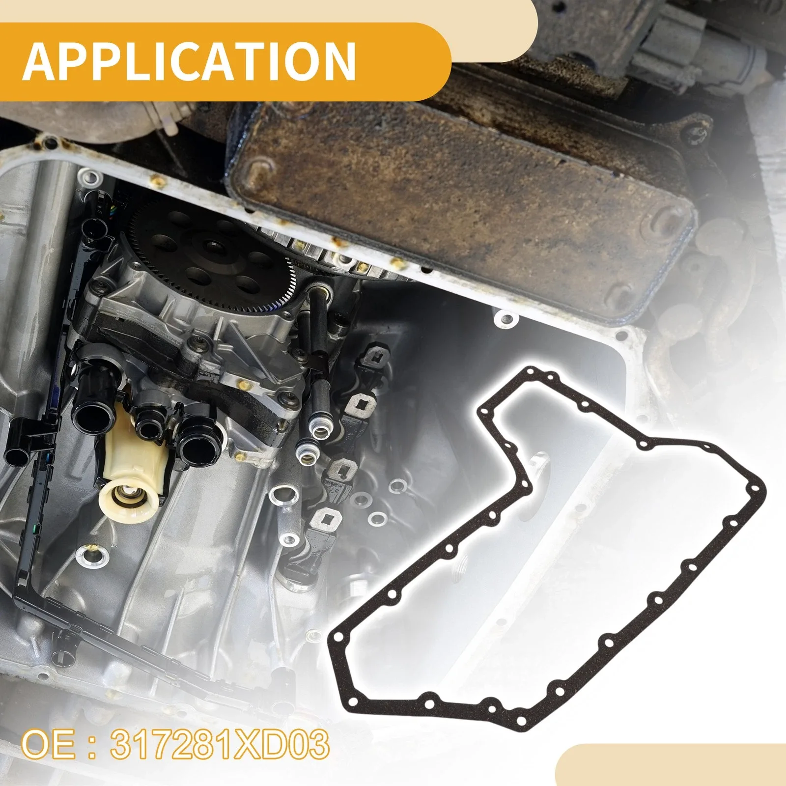 No.317281XD03 Car Oil Pan Gasket for Nissan Altima 2007-2013 1 Pcs image 3