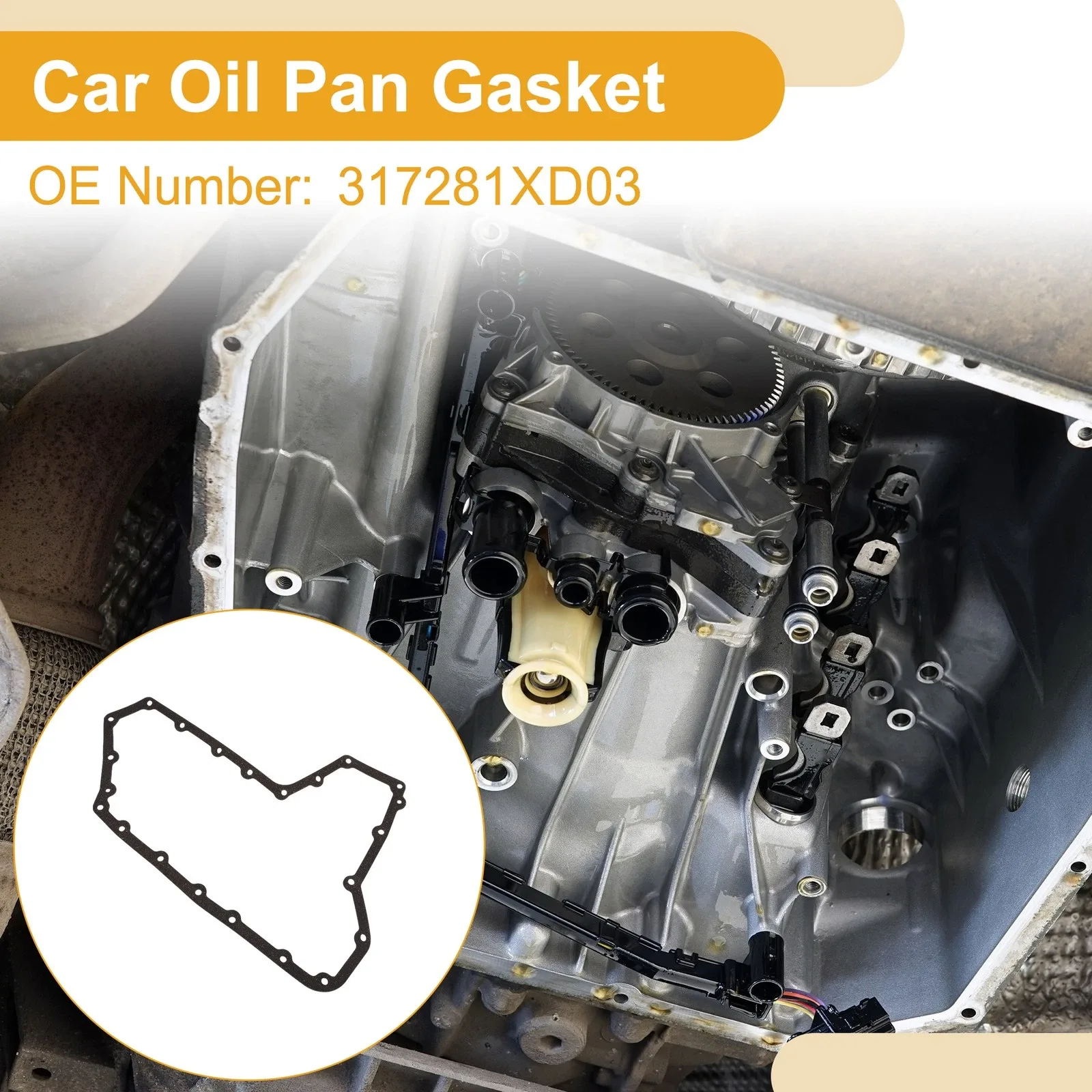 No.317281XD03 Car Oil Pan Gasket for Nissan Altima 2007-2013 1 Pcs