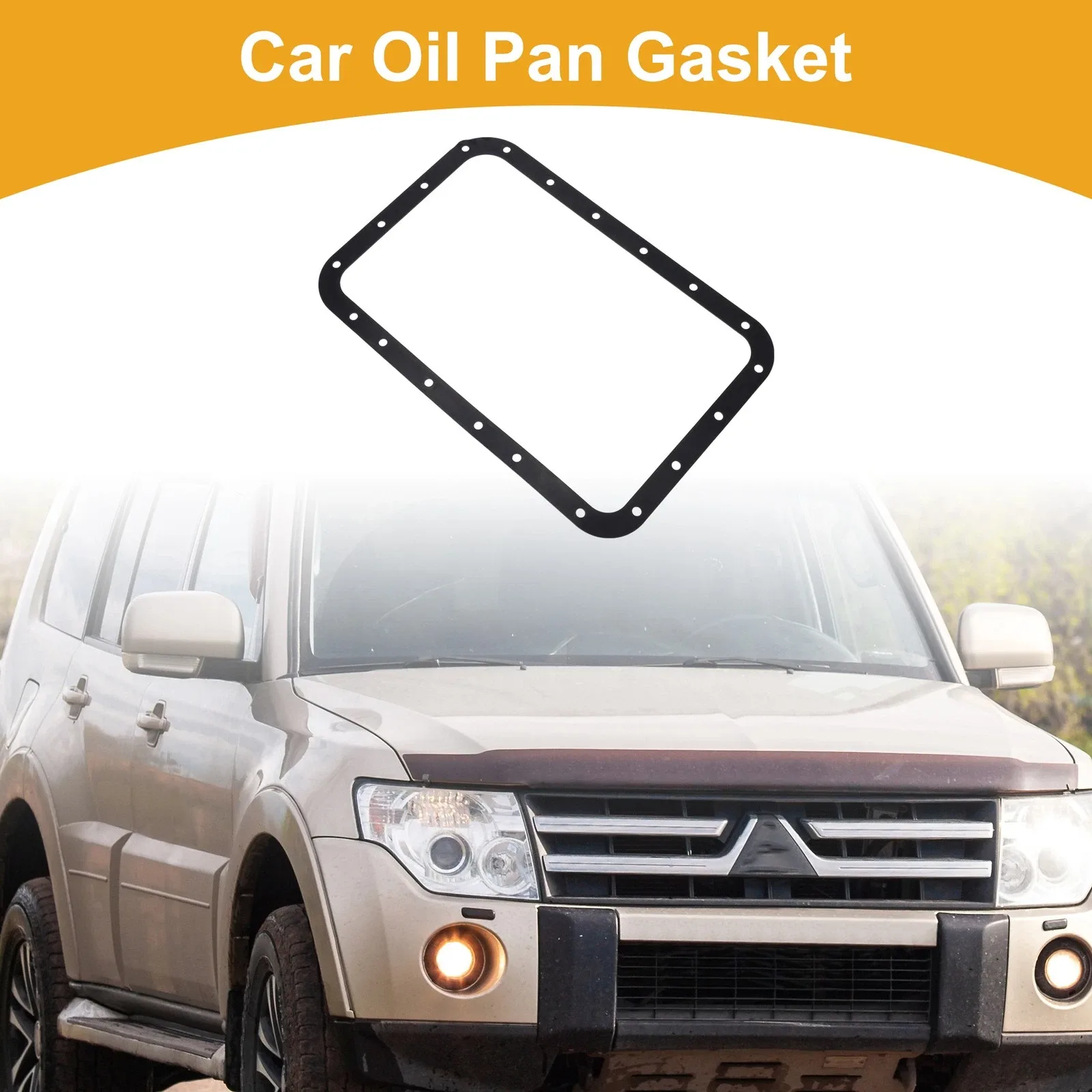 2001-2006 Mitsubishi Montero Oil Pan Gasket MR528836 image 2